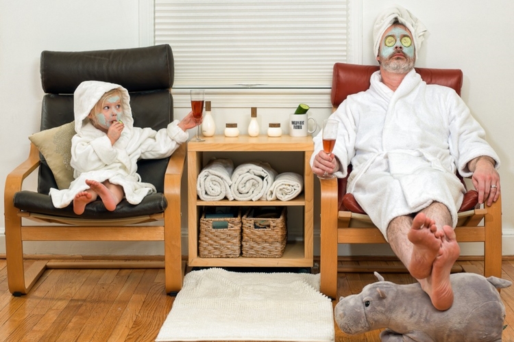 Home Spa for your Dad - father's day celebration | celebrate | ideas 