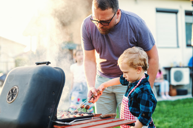 Special Backyard BBQ - things to do with dad